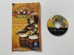 Mint Disc Nintendo Gamecube Donkey Konga + Bongos -Game Peripheral Store 3 9 1