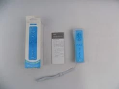 Boxed Genuine Wii U / Wii Motion Plus Blue Controller Remote /2