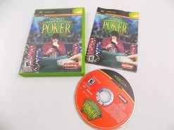 Mint Disc Xbox Original World Championship Poker - Inc Manual NTSC - Free Postage