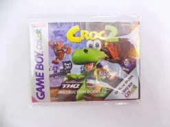 Like New Gameboy Color Croc 2 - Manual Only - Free Postage
