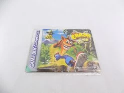 Like New Gameboy Advance Crash Bandicoot XS - Manual Only - Free Postage