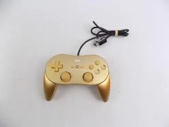Nintendo Wii Gold Classic Pro Controller Wii U