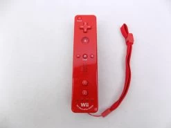 Nintendo Wii Red WiiMote Wii Motion Plus Controller With Strap