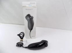 Boxed Official Nintendo Wii Black Nunchuk