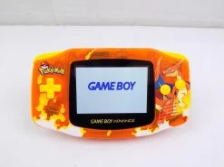 Game Boy Advance GBA Custom Mega Charizard Y Shell IPS Screen Modded Handheld Console